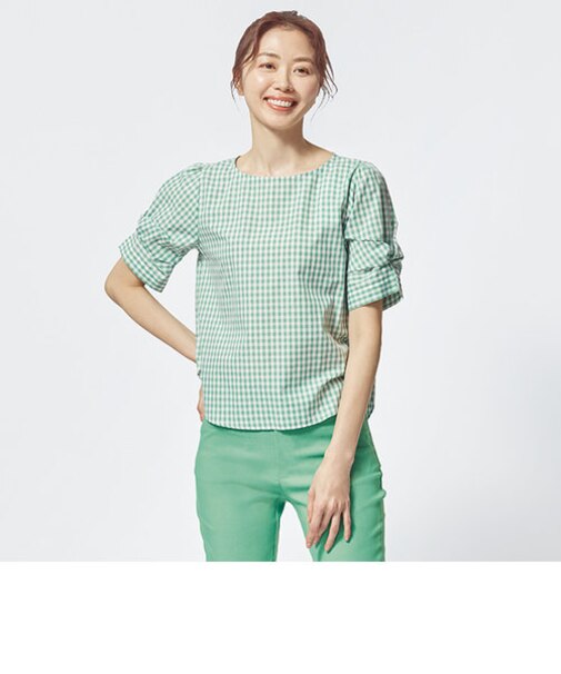 ＴＣねじり袖ブラウス