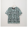 フラワープリントチュール重ねＴシャツ