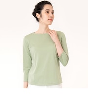 ベーシックボートネックＴシャツ