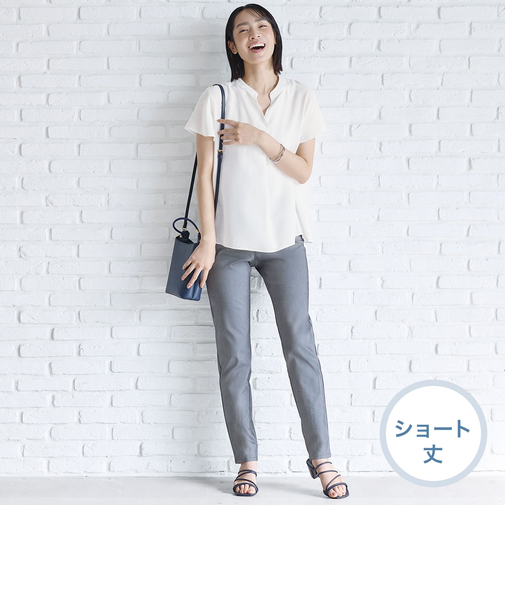 マジックベルトストレッチパンツサマーライトS (23131)