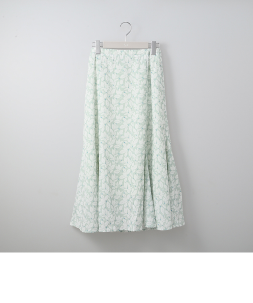 リーフ柄マーメイドスカート (33103)