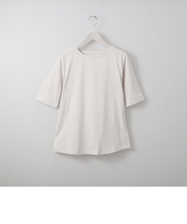 ベーシックボートネック５分袖Ｔシャツ (63102)