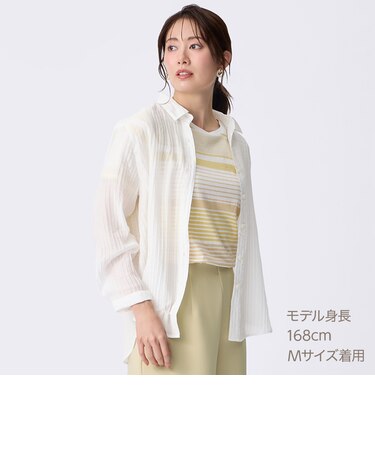 表面変化シアーシャツ　(55102)