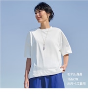 汗じみ防止UVカットプチハイネックTシャツ (65132)