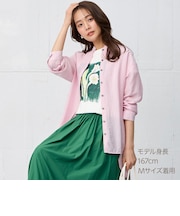 フラワーアートプリントTシャツ (65145)