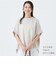 モノクロフラワーパターンＴシャツ　(65146)