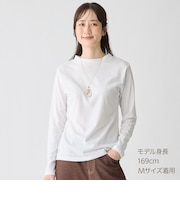 ベーシックモックネックＴシャツ　(66121)