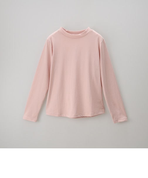 ベーシックモックネックＴシャツ　(66124)