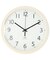 電波ステップ秒針掛け置き兼用時計 フォーレ(ホワイトウォッシュ)