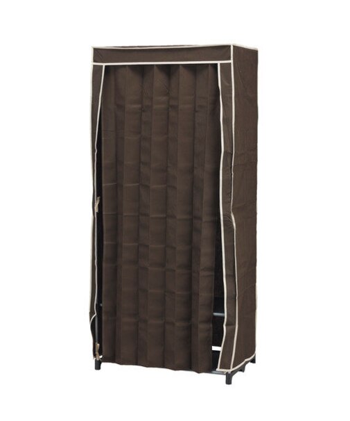 開閉しやすいカーテン式ワードローブ　クーリ　79cm幅(DMO)