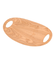 滑り止め加工 木製トレー オーバル(ヤナギ)