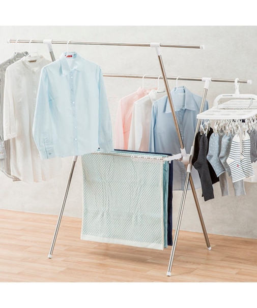 ステンレスX型物干し イクス(292)