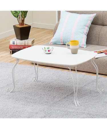 折りたたみテーブル　キャル2　7050(ホワイト)