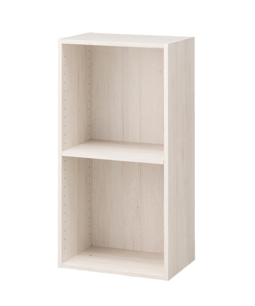 簡単組立て Nクリック ボックス レギュラー2段(ホワイトウォッシュ)