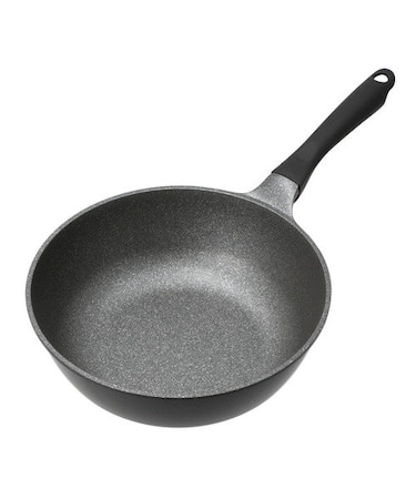 ガス火 超軽量 超深型フライパン(26cm KARUFURA3 ブラック)