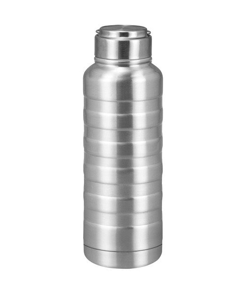貴重◆ブリーフィング 2024 限定 ステンレスボトル 水筒 シルバー◆新品 パール金属 水筒 600ml HDボトル ワンタッチ 取っ手付き