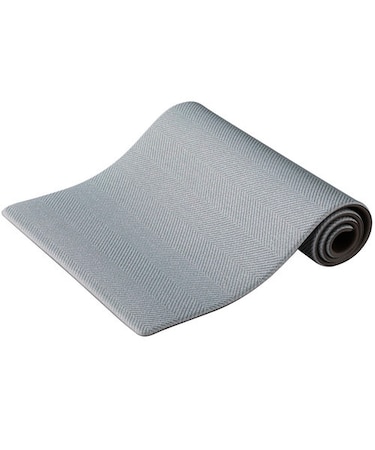 拭けるキッチン用クッションフロアマット(PVC ヘリンボーンGY45X120)