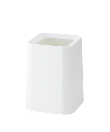 袋が見えにくいダストボックス チューブラスクエア(WH)
