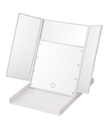 LED折立ミラー マテット(ホワイト)