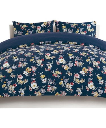 掛け布団カバー　シングル（フラワー ST22 NV S）