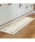 拭けるキッチン用クッションフロアマット（PVC ハナガラIV 45×120 NN7）