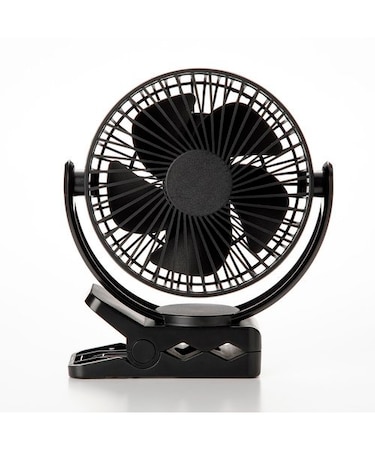 4way USBコードレスマグネット付きクリップファン(ブラック TF28NC)