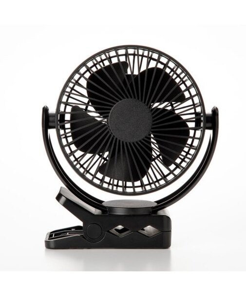 4way USBコードレスマグネット付きクリップファン(ブラック TF28NC)