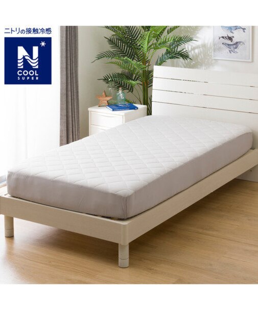 ＢＯＸパッド　セミダブル(NクールSP SD GY S2402)