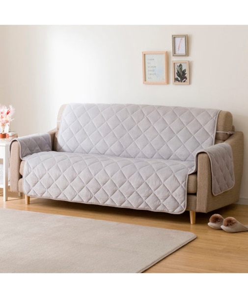 【デコホーム商品】肘付きソファパッド(Nウォーム cPD グレー 3P)