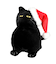 オーナメント(デコネコ ブラック)