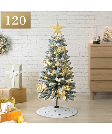 デコレーションセットツリースノー120cm(n5HH)