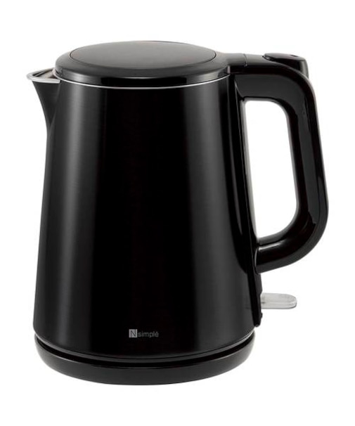 Wウォールステンレス電気ケトル(HBK068BK)