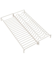 コンパクトに収納できるスライド式水切りラック(モカ DN004)