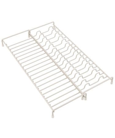 コンパクトに収納できるスライド式水切りラック(モカ DN004)