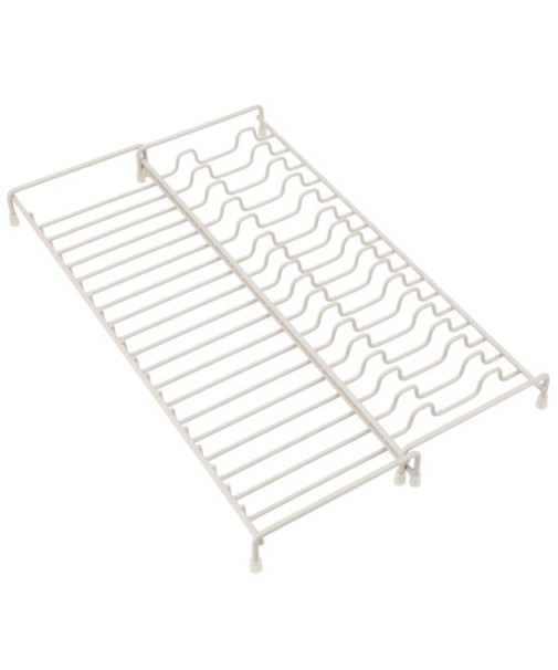 コンパクトに収納できるスライド式水切りラック(モカ DN004)