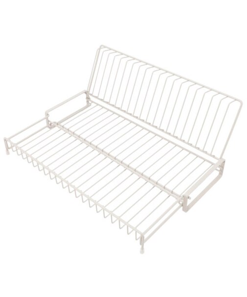 コンパクトに収納できる折りたたみ式水切りラック(モカ DN003)