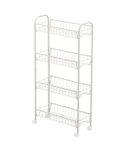 はめるだけスリムワゴン4段(モカ WA005)