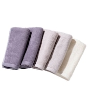 5枚セットタオル(34x80 パープルグレー GT25)