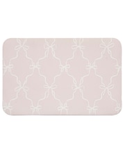 珪藻土入りやわらかバスマット(ソフトカイテキ リボンラティス 38×59 NG09)