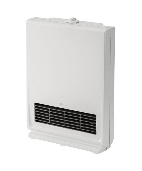 コアヒート セラミックファンヒーター ホワイト 人感センサー搭載 大風量薄型セラミックファンヒーター ワイド