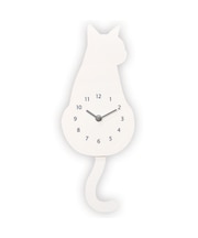 振り子時計(ネコ WH EL010)