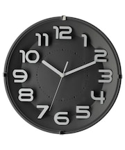 静音秒針 掛け時計(DF-5831GY)