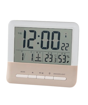 電波デジタル置き時計(MO S500)