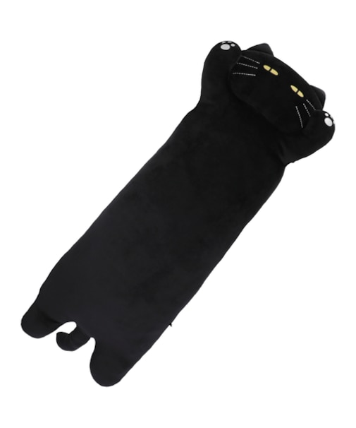 抱き枕 デコネコ(ブラック T01)