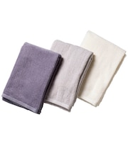 3枚セットタオル(60x120 パープルグレー GT25)