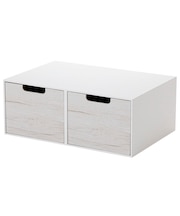 カラボにもぴったり入る1段引き出し (NN01 ホワイトウォッシュ)