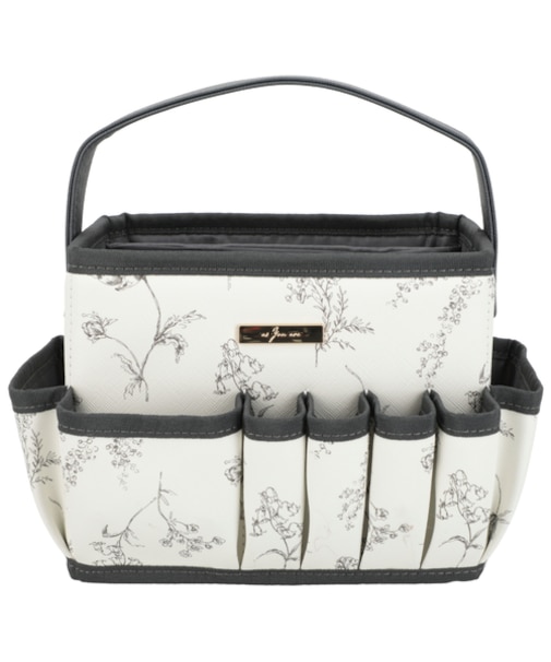 コスメキャリー ラインアート柄 S