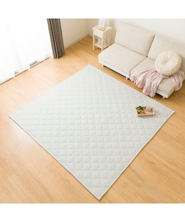 洗えるキルトラグ DHキルト(130X185 グレー gST1)