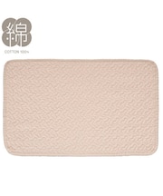 洗いざらしの自然な風合い コットン100％フロアマット (イブルウォッシュ50X80 gST4)