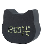 LEDデジタル置き時計 デコネコ